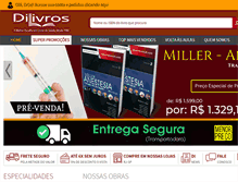 Tablet Screenshot of dilivros.com.br